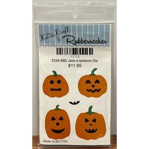 5334-06D Rubbernecker Kittie Kraft Jack-O-Lanterns Die 11113 Pumpkin Halloween